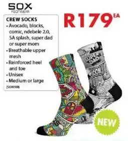 Chamberlain Crew Socks offer