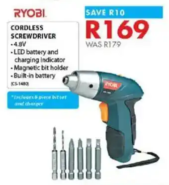 Chamberlain RYOBI Cordless Screwdriver offer