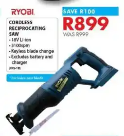 Chamberlain RYOBI Cordless reciprocating saw offer