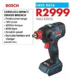 Chamberlain BOSCH Cordless impact driver wrench offer