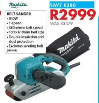 Chamberlain Makita belt sander offer