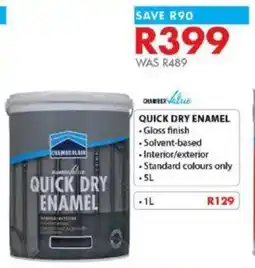 Chamberlain Quick dry enamel offer