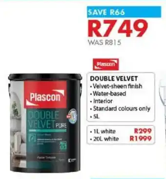 Chamberlain Plascon Double Velvet offer