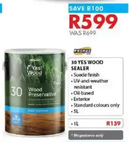 Chamberlain PROMAC 30 yes wood sealer offer