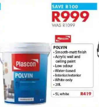 Chamberlain Plascon Polvin offer