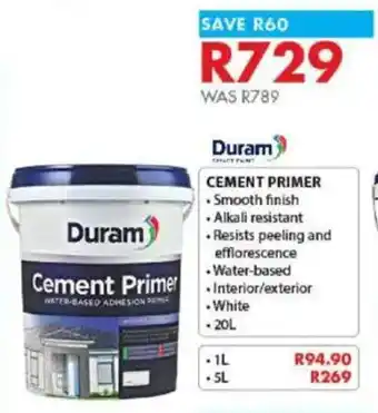 Chamberlain Duram Cement Primer offer