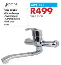 Chamberlain Icon sink mixer offer