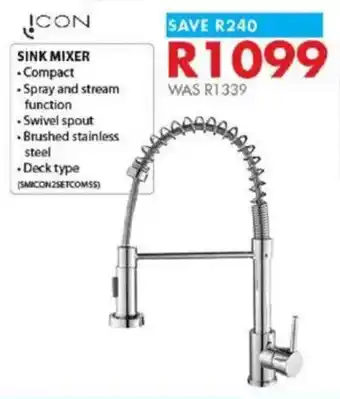 Chamberlain Icon sink mixer offer