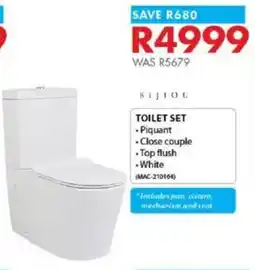 Chamberlain Toilet set offer