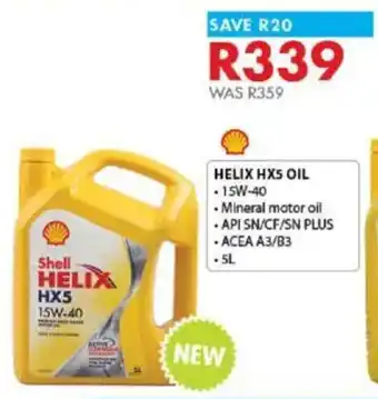 Chamberlain Helix hx5 oil offer