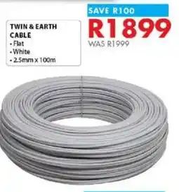 Chamberlain Twin & earth cable offer