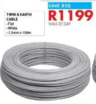 Chamberlain Twin & earth cable offer