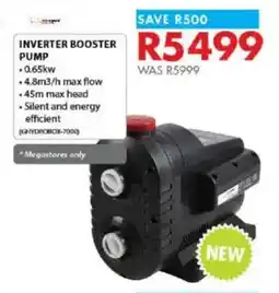 Chamberlain Inverter booster pump offer