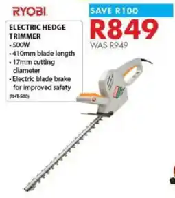 Chamberlain Ryobi electric hedge trimmer offer