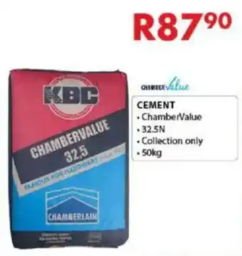 Chamberlain Cement offer