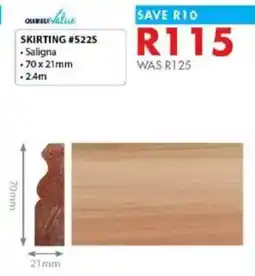 Chamberlain Skirting #5225 offer