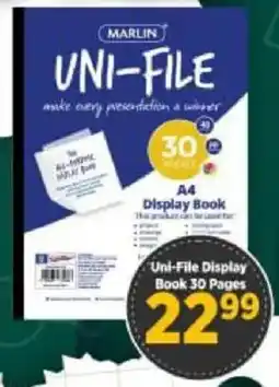 Big Save Uni-File Display Book 30 Pages offer