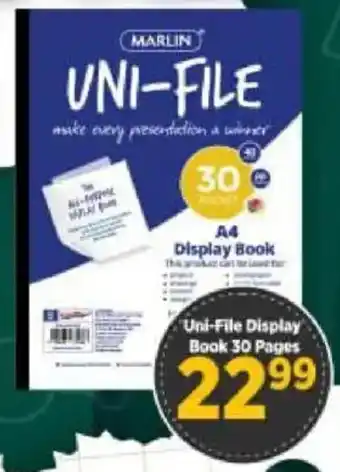 Big Save Uni-File Display Book 30 Pages offer