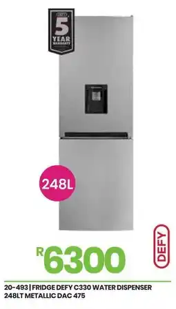 Fair Price FRIDGE DEFY C330 WATER DISPENSER METALLIC DAC 475 offer