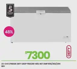 Fair Price FRIDGE DEFY DEEP FREEZER NET DMF456/382/294 offer