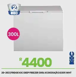 Fair Price FRIDGE KIC DEEP FREEZER KC0030A/KCG305 WHT offer