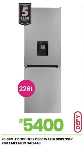 Fair Price FRIDGE DEFY C300 WATER DISPENSER METALLIC DAC 449 offer