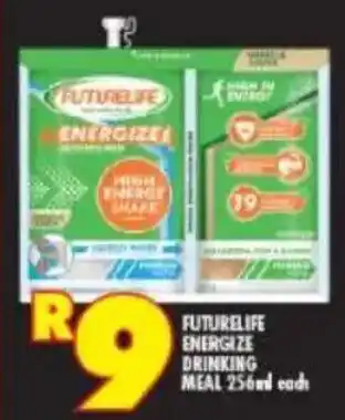 Shoprite Futurelife energize drinking meal offer