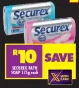 Shoprite Securex bath soap offer