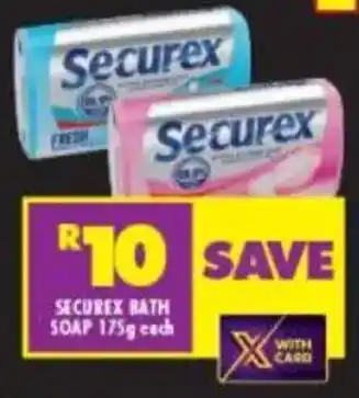 Shoprite Securex bath soap offer