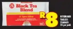 Shoprite Ritebrand tagless teabags offer