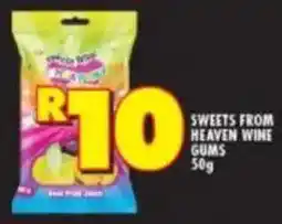 Shoprite Sweets from heaven wine gums offer