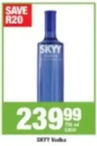 Agrimark Skyy Vodka offer