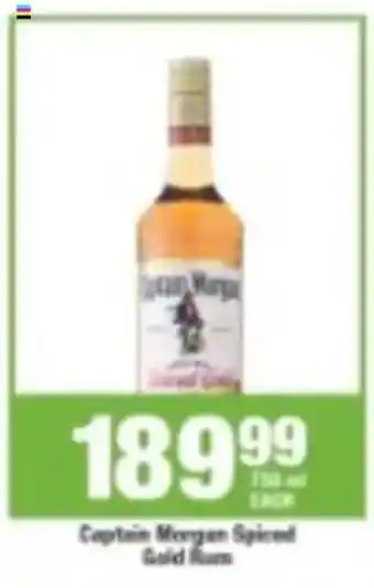 Agrimark Captain Morgan Spiced Gold Rum offer