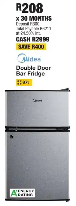 OK Furniture Midea Double Door Bar Fridge offer