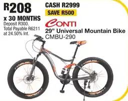 OK Furniture CONTI 29" Universal Mountain Bike offer