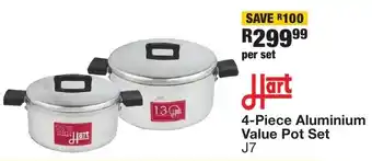 OK Furniture Hart Aluminium Value Pot Set offer