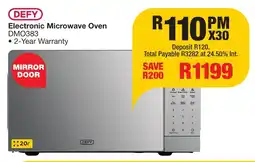 OK Furniture DEFY Electronic Microwave Oven offer