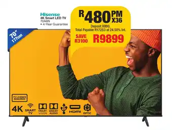 OK Furniture Hisense 4K Smart LED TV offer