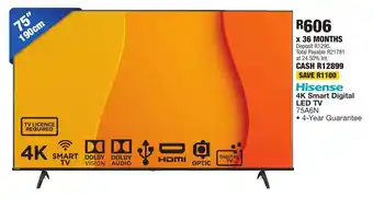 OK Furniture Hisense 4K Smart Digital LED TV offer