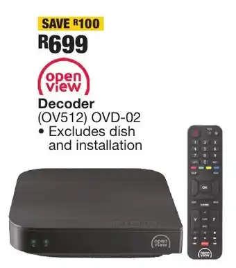 OK Furniture Open View Decoder offer