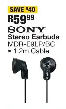 OK Furniture SONY Stereo Earbuds offer