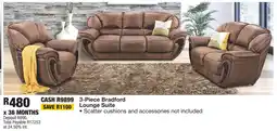 OK Furniture 3-Piece Bradford Lounge Suite offer