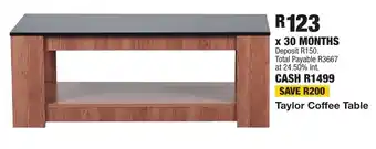 OK Furniture Taylor Coffee Table offer