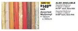 OK Furniture Assorted Multivinyl offer