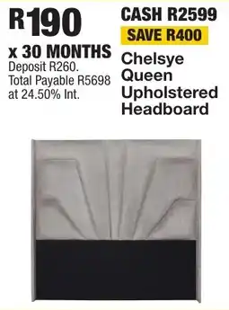 OK Furniture Chelsye Queen Upholstered Headboard offer