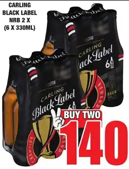 Boxer Liquors CARLING Black Label NRB offer