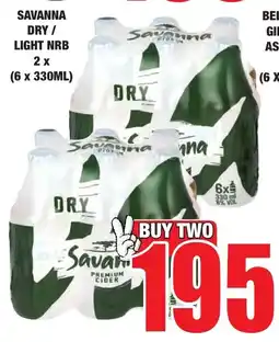 Boxer Liquors Savanna dry/ light nrb offer