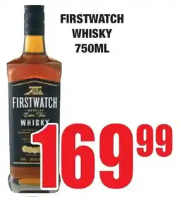 Boxer Liquors Firstwatch whisky offer