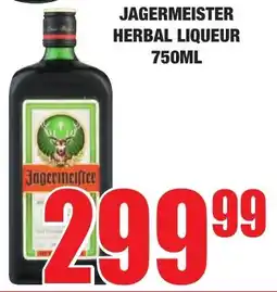 Boxer Liquors Jagermeister herbal liqueur offer