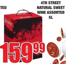 Boxer Liquors 4th street natural sweet wine assorted offer